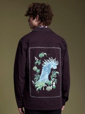 Our Universe Studio Ghibli Princess Mononoke Forest Spirit Button-Down Shacket